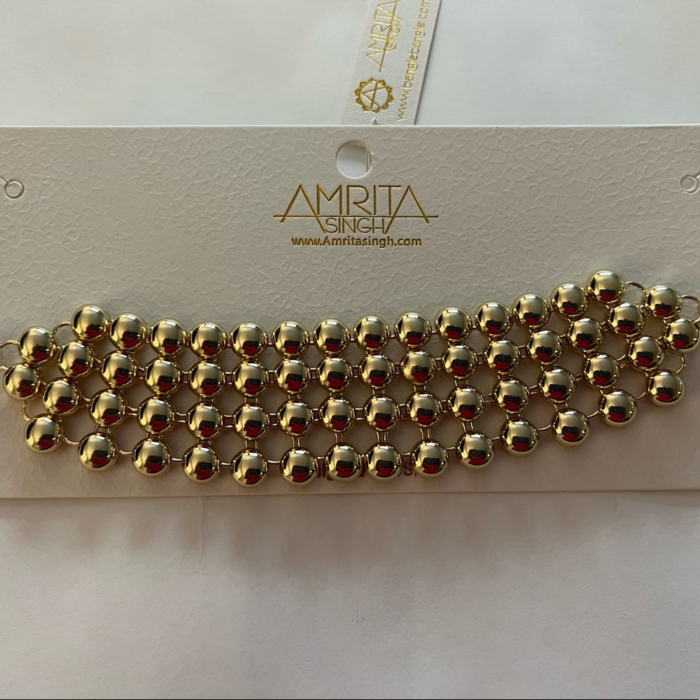 Amrita Singh Kinari Gold Choker NWT